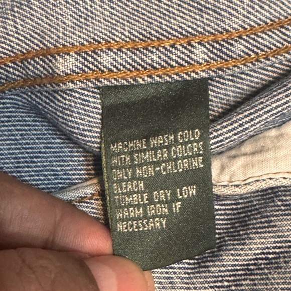 Vtg womens Ralph Lauren Blue Jean Jacket-S(18x20x24) - Picture 6 of 8